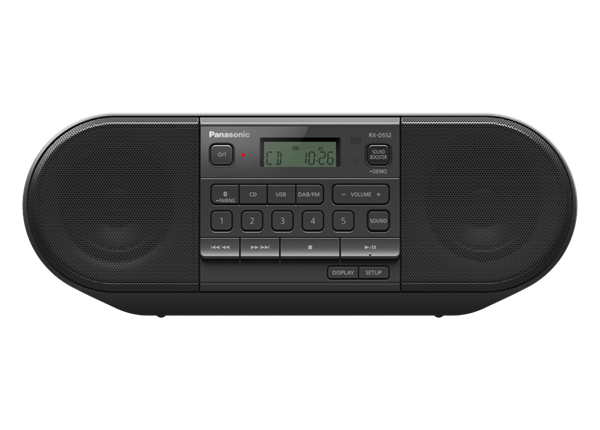 Panasonic RX-D552 Transportabel radio med DAB+/CD/BT