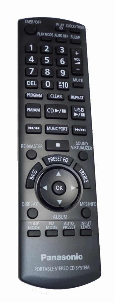 Panasonic N2QAYA000008 fjernbetjening